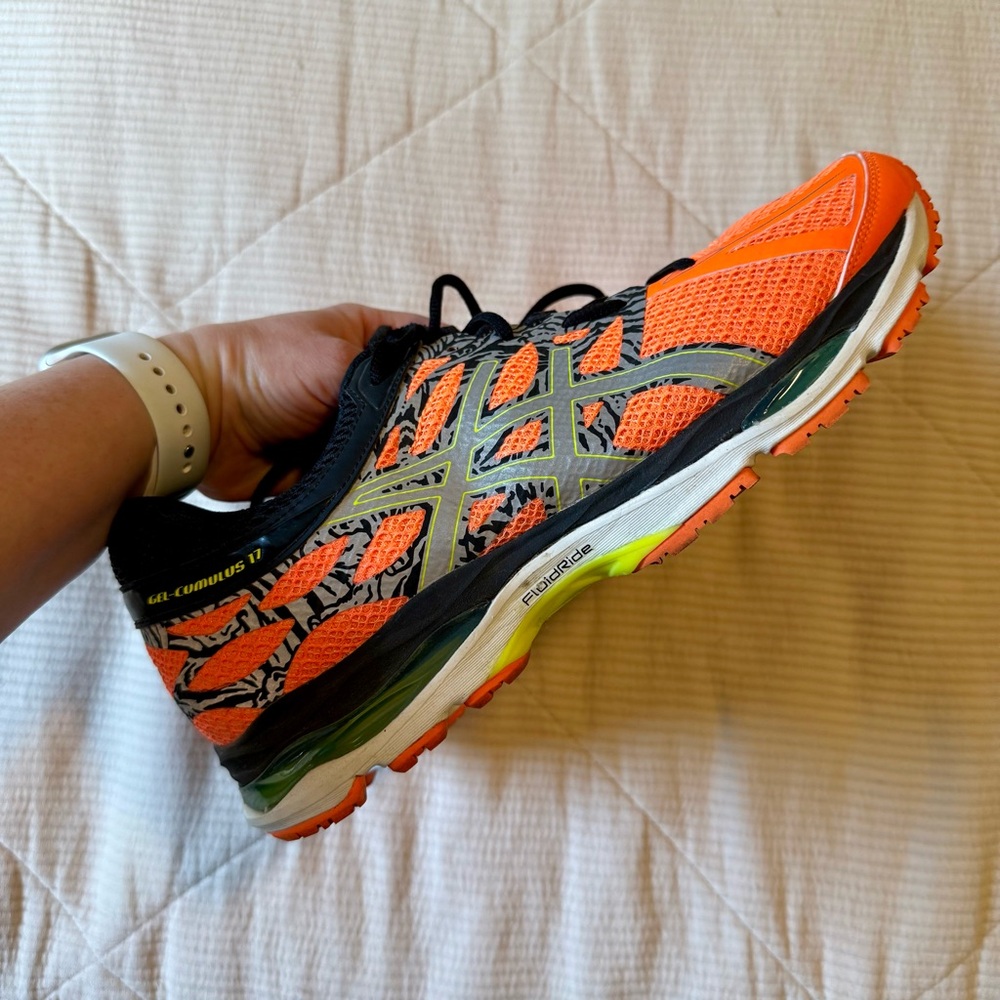 ASICS Gel Cumulus 17 Orange Running Shoes